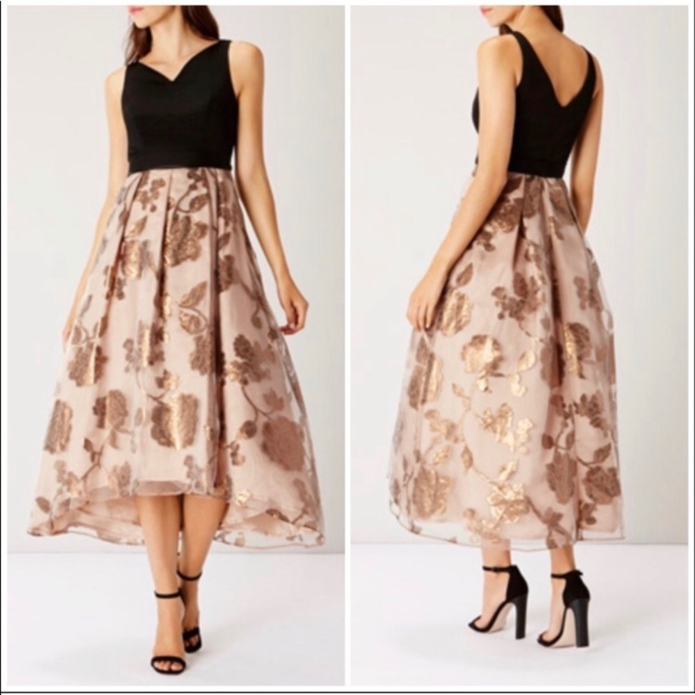 COAST RezaRoccabella Dress-black tie, formal, prom